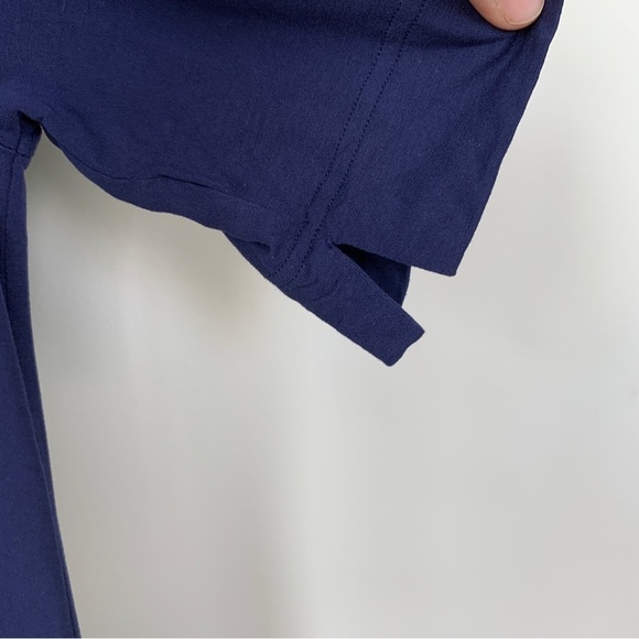 Ritva Falla Navy Blue Short Sleeve Dress Size M - Picture 5 of 9